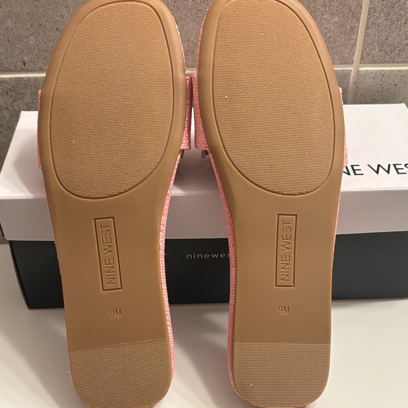 Nine West Blush Pink Slide Sandals - Picture 3 of 5